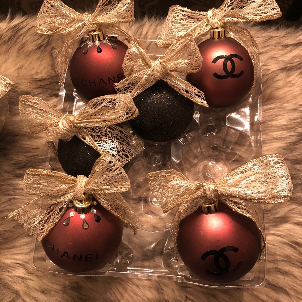 Chanel Christmas Ornaments Set